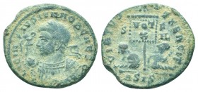 Crispus, Caesar, 316 - 326 AD. AE Follis

Condition: Very Fine

Weight: 2.60 gr
Diameter: 19 mm