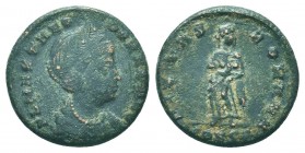 Theodora (posthumous issue). Died before A.D. 337. AE follis

Condition: Very Fine

Weight: 1.80 gr
Diameter: 15 mm