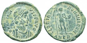 ARCADIUS (383-408). AD. Ae.

Condition: Very Fine

Weight: 4.20 gr
Diameter: 22 mm
