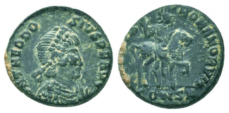 THEODOSIUS I AD (379-395). Ae.

Condition: Very Fine

Weight: 1.90 gr
Diameter: ...