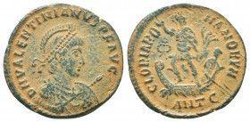 VALENTINIAN II AD. (375-392). Ae

Condition: Very Fine

Weight: 4.40 gr
Diameter: 23 mm