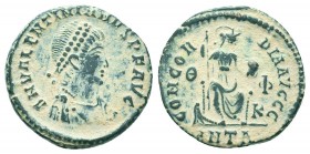 VALENTINIAN II AD. (375-392). Ae

Condition: Very Fine

Weight: 2.50 gr
Diameter: 18 mm