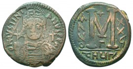 Justinian I. 527-565. AE follis

Condition: Very Fine

Weight: 19.00 gr
Diameter: 35 mm