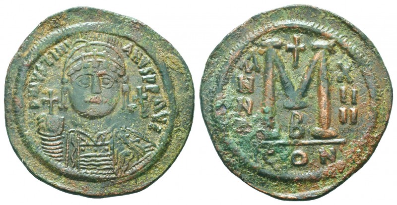 Justinian I. 527-565. AE follis

Condition: Very Fine

Weight: 23.10 gr
Diameter...