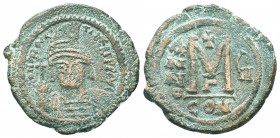 Maurice Tiberius. A.D. 582-602. AE Follis.

Condition: Very Fine

Weight: 12.20 gr
Diameter: 33 mm
