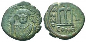 Maurice Tiberius. A.D. 582-602. AE Follis.

Condition: Very Fine

Weight: 12.90 gr
Diameter: 29 mm