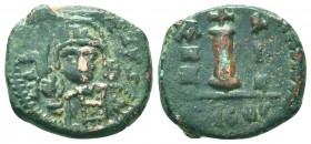 Maurice Tiberius. A.D. 582-602. AE Half Follis.

Condition: Very Fine

Weight: 3.80 gr
Diameter: 19 mm
