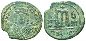 Phocas (602-610 AD). AE Follis

Condition: Very Fine

Weight: 9.00 gr
Diameter: 27 mm