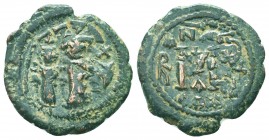 Heraclius, Heraclius Constantine and Heraclonas (610-641) AE follis, 

Condition: Very Fine

Weight: 6.70 gr
Diameter: 26 mm
