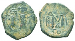 Heraclius, Heraclius Constantine (610-641) AE follis, 

Condition: Very Fine

Weight: 5.80 gr
Diameter: 25 mm