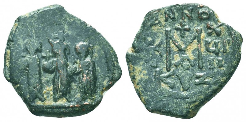 Heraclius, Heraclius Constantine and Heraclonas (610-641) AE follis, 

Condition...