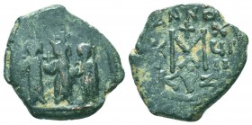 Heraclius, Heraclius Constantine and Heraclonas (610-641) AE follis, 

Condition: Very Fine

Weight: 7.60 gr
Diameter: 26 mm