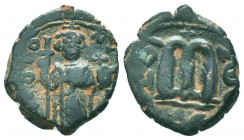 Arab - Byzantine Heraclius (610-641) AE follis, 

Condition: Very Fine

Weight: 4.80 gr
Diameter: 21 mm