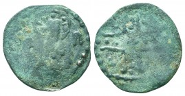 Crusaders Ae Follis,

Condition: Very Fine

Weight: 2.30 gr
Diameter: 23 mm