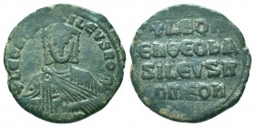 Leo VI (886-912 AD). AE Follis

Condition: Very Fine

Weight: 6.40 gr
Diameter: 27 mm