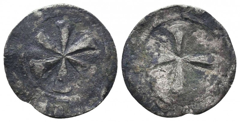 CRUSADERS. Silver , 1163-1201. Denier,

Condition: Very Fine

Weight: 1.00 gr
Di...