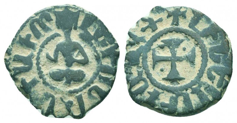 Armenian Kingdom, Cilician Armenia. 1226-1270. AE kardez 

Condition: Very Fine
...