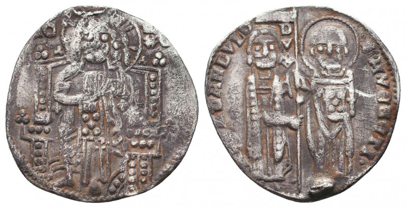 Medieval, AD 1312-1328. Venice Grosso AR 

Condition: Very Fine

Weight: 2.00 gr...