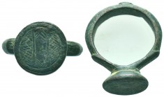 Byzantine Fertility Ring, Circa 7th - 12th Century,

Condition: Very Fine

Weight: 10.70 gr
Diameter: 31 mm