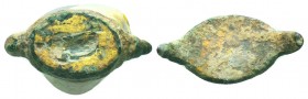 Gold inlaid Bronze seal Ring Bezel , Circa, 1st - 2nd Century, AD

Condition: Very Fine

Weight: 1.50 gr
Diameter: 19 mm