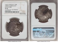 Afonso VI countermarked revalidation 250 Reis ND (1663) VF30 NGC, KM33.3, Gomes-42.01. 11.01gm. Crowned "250" countermark (AU Strong) upon Lisbon mint...