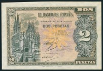 2 Pesetas. 12 de Octubre de 1932. Serie B. (Edifil 2017: 426a). EBC-.