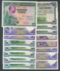 Conjunto de 32 billetes del Banco de España, alguno repetido y de diversas épocas. MBC/BC.