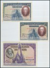 Conjunto de 38 billetes emitidos por el Banco de España y 8 billetes de países extranjeros, todo ellos en diversas calidades. A examinar.