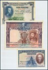 Precioso conjunto de billetes del Banco de España (alguno de ellos repetido), incluyendo además 45 billetes de diferentes países, en su gran mayoría d...