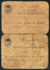 ALMOSTER (TARRAGONA). 25 Céntimos y 50 Céntimos. 1937. (González: 6230/31). RC.