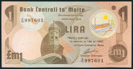 MALTA. 1 Lira. 1979. (Pick: 34b). SC.