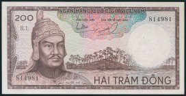 VIETNAM. 200 Dongs. 1966. Serie B.I. (Pick: 20a). EBC.
