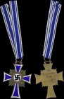 GERMANY: Cross of Honour of the German Mother (1938). Awarded to exemplary mothers who raised 4 or more children. 3rd grade - bronze (4-5 children). E...