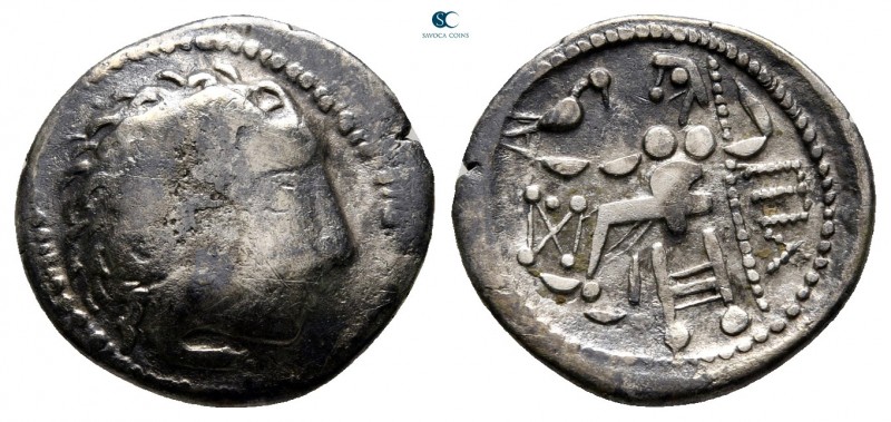 Eastern Europe. Imitations of Alexander III of Macedon 300-200 BC. 
Drachm AR
...