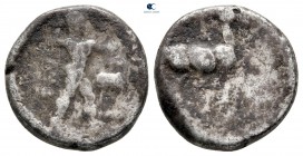 Bruttium. Kaulonia circa 480-440 BC. Stater AR