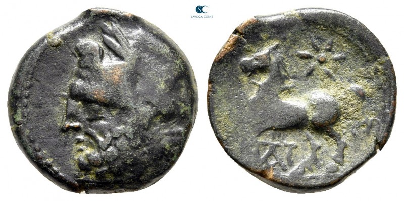 Sicily. Panormos circa 300-200 BC. 
Bronze Æ

15 mm., 3,74 g.



nearly v...
