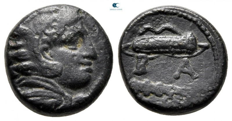 Kings of Macedon. Alexander III "the Great" 336-323 BC. 
Unit Æ

17 mm., 5,25...