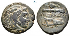 Kings of Macedon. Uncertain mint in Macedon. Alexander III "the Great" circa 336-323 BC. Bronze Æ