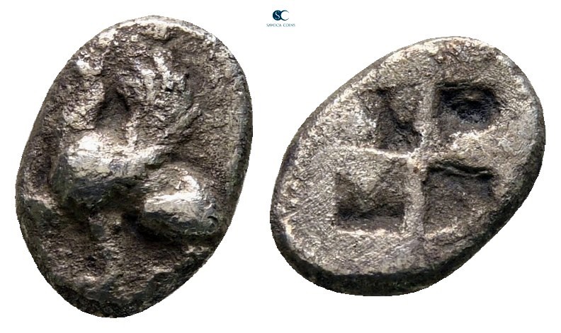 Thrace. Abdera 475-450 BC. 
Obol AR

9 mm., 0,64 g.



nearly very fine