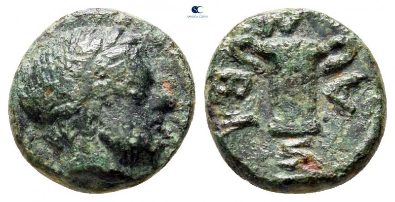 Thrace. Bisanthe circa 280-200 BC. 
Bronze Æ

10 mm., 1,34 g.



very fin...