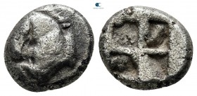 Thrace. Maroneia circa 500 BC. Tetrobol AR