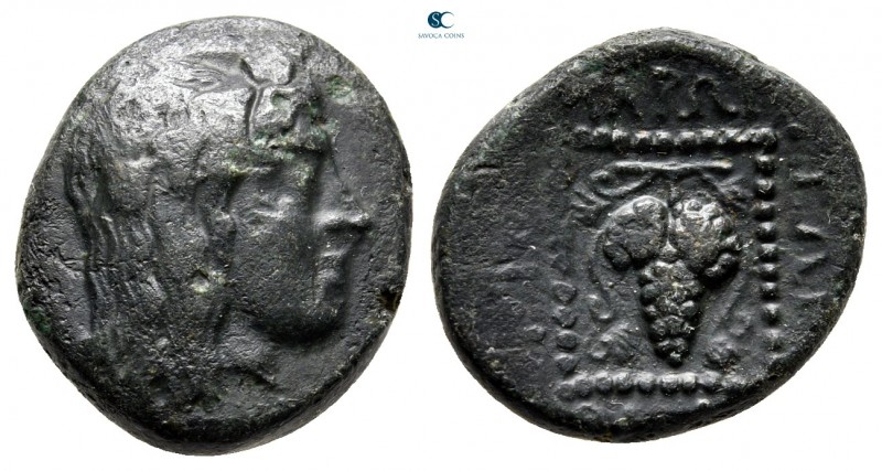 Thrace. Maroneia 189-49 BC. 
Bronze Æ

17 mm., 4,99 g.



very fine