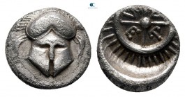 Thrace. Mesembria circa 400 BC. Diobol AR