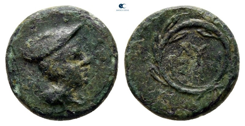 The Thracian Chersonese. Lysimacheia 225-199 BC. 
Bronze Æ

10 mm., 0,93 g.
...