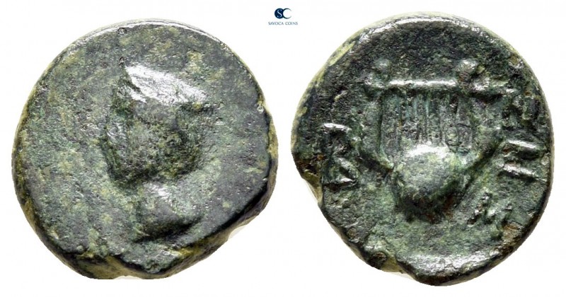 The Thracian Chersonese. Sestos circa 300 BC. 
Bronze Æ

11 mm., 1,37 g.

...