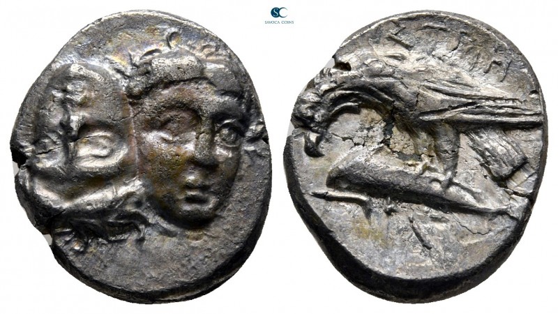 Moesia. Istrus 400-300 BC. 
Drachm AR

18 mm., 5,25 g.



very fine