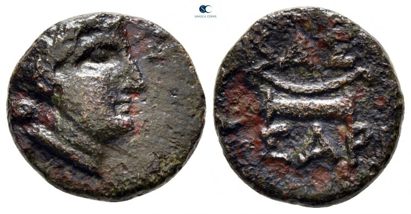 Kings of Scythia. Uncertain mint. Sariakos circa 179-150 BC. 
Bronze Æ

14 mm...