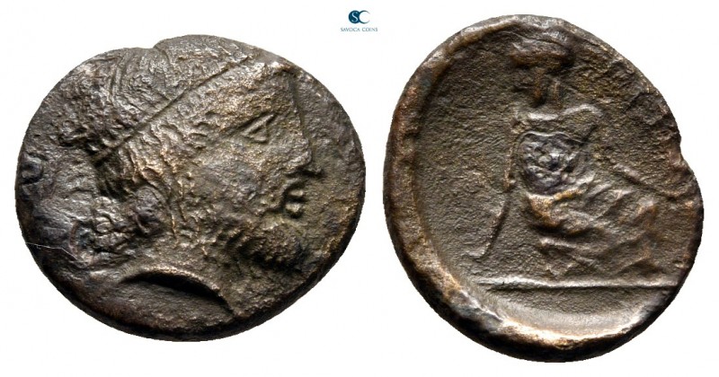 Thessaly. Kierion 360-350 BC. 
Chalkous Æ

13 mm., 1,66 g.



nearly very...