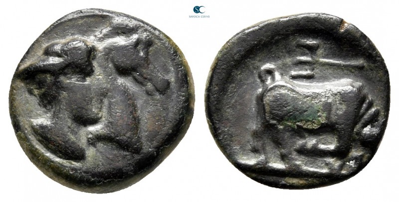 Thessaly. Krannon 300-200 BC. 
Bronze Æ

13 mm., 1,86 g.



very fine