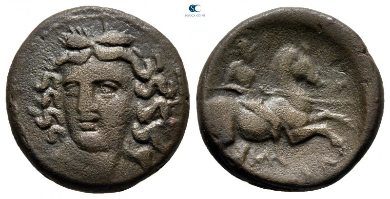 Thessaly. Larissa circa 380-337 BC. 
Bronze Æ

20 mm., 6,55 g.



very fi...